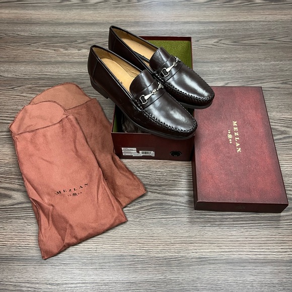 NEW Mezlan Brown Horse Bit Loafers 11 M main image 10